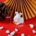 thumbnail image 1 of kurtrusly Mascotte Mini Simulé Petit Lapin Résine [Fortune Chance - Lapin Chanceux], 1 of 1