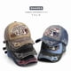 thumbnail image 2 of Gorra de béisbol de mezclilla con tiburón bordado, estilo vintage, unisex, ajustable, para el sol, 2 of 5
