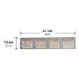 thumbnail image 3 of Artika Bubble Cube 4-Light LED Integrated Vanity Light, 3 of 9