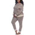 thumbnail image 2 of Honeydew Women's 2-Pc Super Soft Printed Soft Pajama Lounge Set (Beige, 2X), 2 of 4