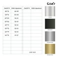 thumbnail image 3 of Cozy 60"x 76" Frameless Double Slide Shower Door 3/8" Tempered Glass, 3 of 11