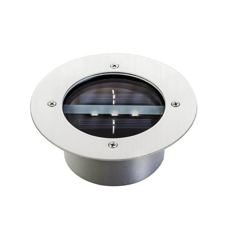 Victsing Solar Ground Light Automatic Sensor Stainless Steel In Victsing Solar Ground Light Automatic Sensor Stainless Steel In Recessed Lights Waterproof Powered Outdoor Landscape Decorations Com