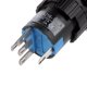 thumbnail image 4 of 24 * 19 Mm / 19*19Mm Interruptor de Botón Pulsador DC 12V / 24V Auto-bloqueo led lámpara Para Conttor, 4 of 4