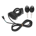 thumbnail image 4 of Electric Bike Twist Throttle Grips, ABS 48V 4 Lights Lock Electric Bike Throttle Grip With 2 Keys For Replacement, 4 of 8