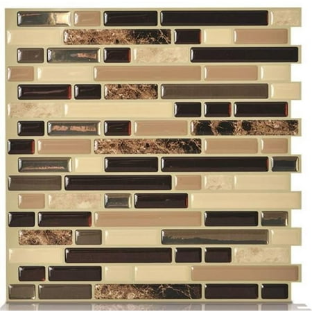 Quinco SM1034-1 Wall Tile, 10.2 in L x 9.1 in W x 3/4 in T, Keystone per 8 EA