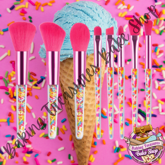 BTBS Transparent Sprinkle Brush Set 8PCS #1