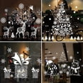 thumbnail image 2 of Pegatinas grandes de Navidad para ventana, calcomanías blancas para árbol de Navidad, copo de nieve, alce, decoraciones para el hogar, Año Nuevo 2024, 2 of 4