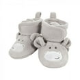 thumbnail image 4 of Hudson Baby Infant Boy Animal Fleece Booties 2-Pack, Blue Elephant Hippo, 0-6 Months, 4 of 5