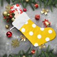 thumbnail image 6 of Coolnut Christmas Stocking Personalized Polka Dot Large Candy Stocking Hanging Gift Xmas Stockings Decoration 1 PC for Family Holiday Party Ornaments Decor Fireplace, 6 of 7