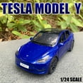 thumbnail image 4 of MINI AUTO 1 24 Simulation TESLA MODEL Y SUV Alloy Cars Toy Diecasts Vehicles Metal Model Car Decoration For Kids Gift Boy Toy, 4 of 7