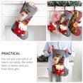 thumbnail image 3 of Medias navideñas decoración de naves calcetines bolsas de regalo para fiestas de Navidad adorno, 3 of 6