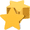 Gold, variant on 300 Pcs 3.94" Star Paper Cutouts – Double-Sided Yellow Cardstock Die-Cut Stars, For Bulletin Boards, Classroom Decor, Craft Projects & Party Events, Gold
