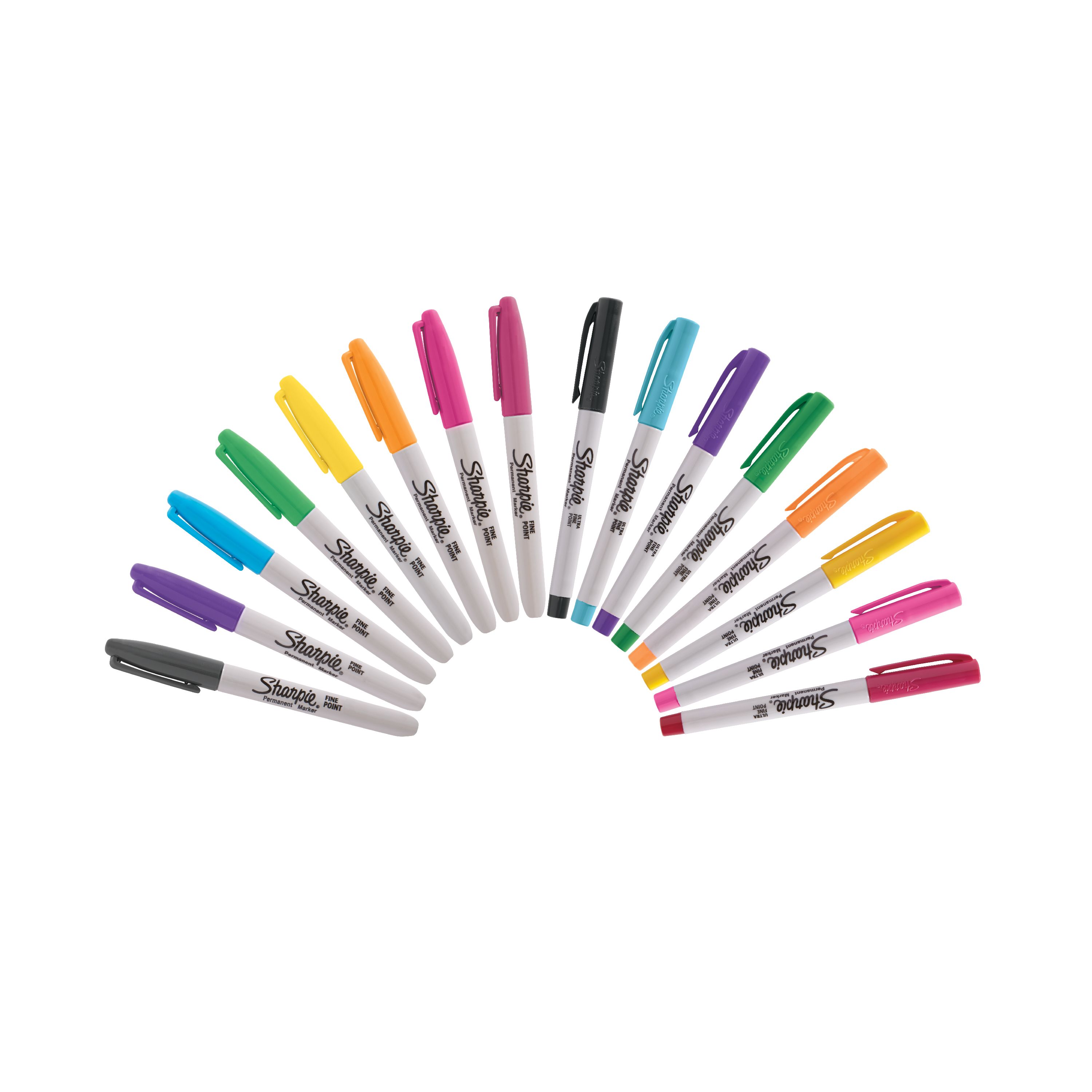 Sharpie Permanent Marker Limited Edition Set, Exclusive Color Assortment, plus 6 Bonus Coloring Sheets, 36 Count - image 6 of 9