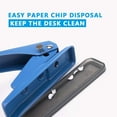 thumbnail image 5 of TACYKIBD Single Hole Puncher Handheld 1/4 Inches Hole Punch, 20 Sheet Paper Punch Capacity Metal Hole Puncher with Skid-Resistant Base for Paper, Chipboard, Art Project, Blue, 5 of 14