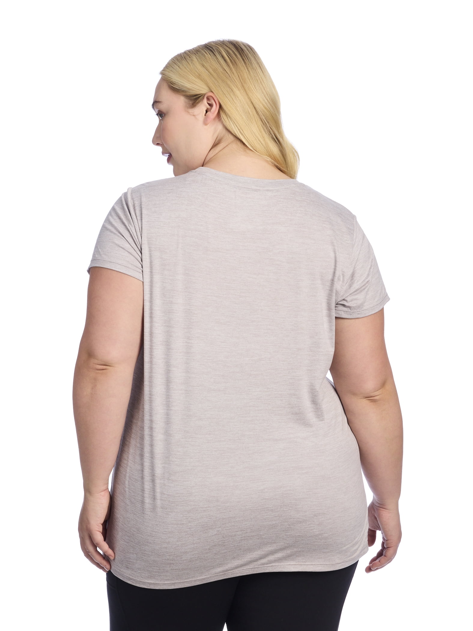 Reebok Women's and Women's Plus Legacy Core Knit Performance T-Shirt, Sizes XS-4X