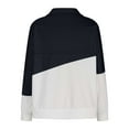 thumbnail image 5 of UAMVSH Sweatshirts for Women Basic Half Zipper Long Sleeve Tunic Pullover Trendy Fall Stand Neck Color Block Long Sleeve Tops(Large,Black), 5 of 6