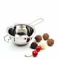 thumbnail image 4 of Recipiente para derretir chocolate de 400 ml, herramienta para leche y mantequilla, recipiente para Chocolate de acero inoxidable para hornear, chocolate con leche, queso, 4 of 8