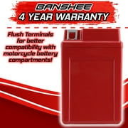 Banshee YTX5L-BS Motorcycle Battery, Compatible with 2004 - 2000 E-Ton Beamer