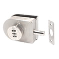 thumbnail image 4 of Perno de cerradura de puerta de vidrio sin marco, cerradura de tierra que se adapta a pestillo de puerta de acero inoxidable de 10-12 mm para oficina, Bloqueo de contraseña, 4 of 8