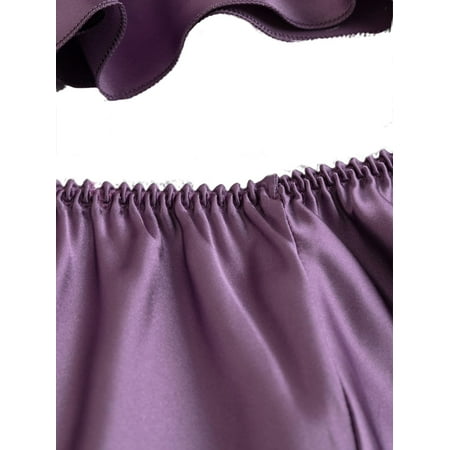 

Elegant Plain Short Sets Spaghetti Strap Sleeveless Women s Pajama Sets