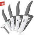 thumbnail image 3 of Akatsuki Ceramic Knife Set 9-Piece Kitchen Chef Paring Knives Set with Covers,3", 4", 5", 6" Vegetable Fruit Cooking Knife and a Peeler, 3 of 8