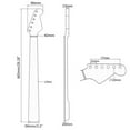 thumbnail image 2 of 22 Fret ElectricGuitar Neck With A Hint Of Yellow 25.5 Inch Scale Neck Replacement For ST Style Fingerboard With Modern C Shape Top Adjustment Big Headstock Guit Stationery Pens Craft Organizers And, 2 of 3