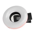 thumbnail image 1 of Objectif Macro avec Mini Clip RingLight, 15X LED Selfie RingLight avec 3000K à 6500K 5 Luminosité Réglable pour la Photographie de Téléphone Intelligent, Enregistrement Vidéo de la Caméra, 1 of 8