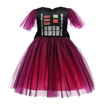 

Honeeladyy Clearance under 5$ Toddler Baby Girl Princess Bridesmaid Pageant Gown Halloween Party Wedding Dress