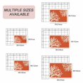 thumbnail image 6 of Coral Orange Outdoor Rug 6x9 Ft, Non Slip Washable Area Rug, Coastal White Ocean Marine Nautical Beach Patio Rugs Carpet Runner, Large Floor Mat for Indoor/Outdoor Deck Porch Camping, 6 of 8