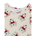 thumbnail image 4 of Wonder Nation Girls Reindeer Dress, 2-Pack, Sizes 4-12, 4 of 9