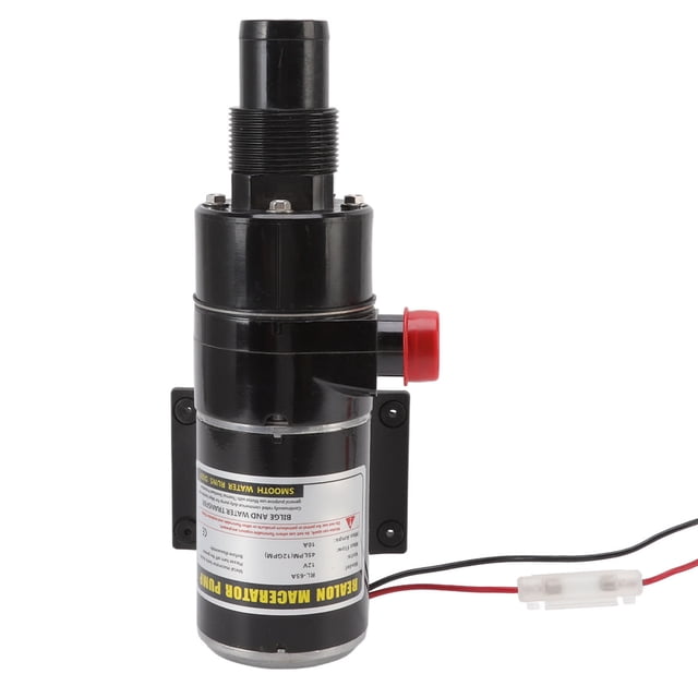 Macerator Pump, Multipurpose Multi Protection Prevent Clog Waste Water Pump For Toilet For RV 12V,24V