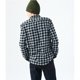 thumbnail image 2 of Aeropostale - Camisa de franela para hombre, color gris, talla mediana Aeropostale  Botones al frente, 2 of 2