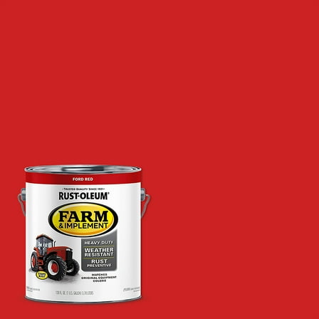 Ford Red, Rust-Oleum Gloss Farm and Implement Paint- Gallon, 1 Pack
