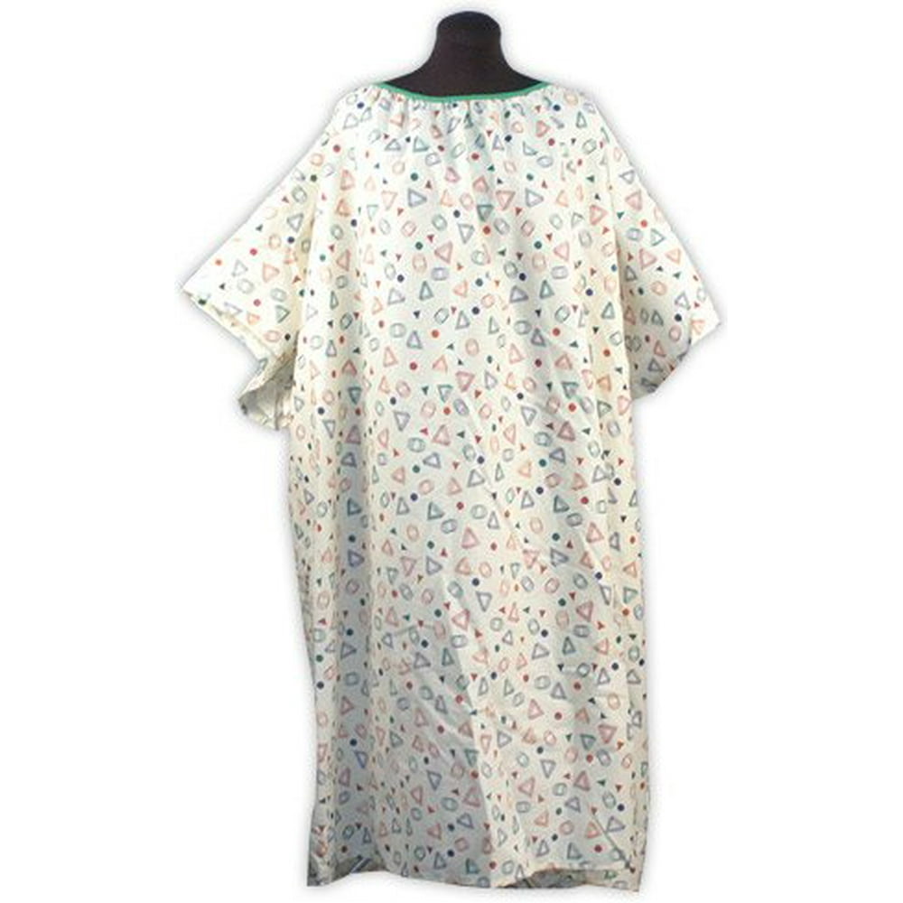 Plus Size Hospital Gown 5x Geo Print