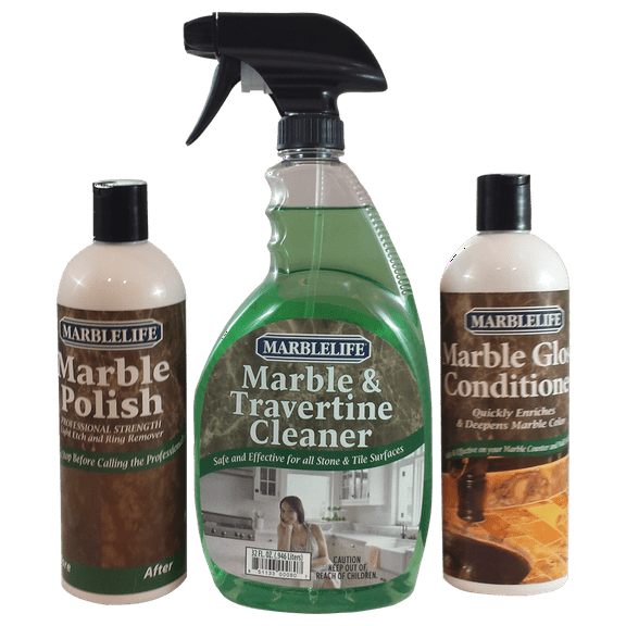 MARBLELIFE Marble Counter Table Surface Cleaner Polish Conditioner Kit