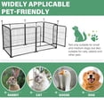 thumbnail image 4 of Flylapdo Indoor Puppy Playpen Large Dog Indoor Playpen 31.5in Height Pet Enclosure 6 Panel Dog Playpen for Outdoor Indoor Use Dog Play Yard sweetie, 4 of 9