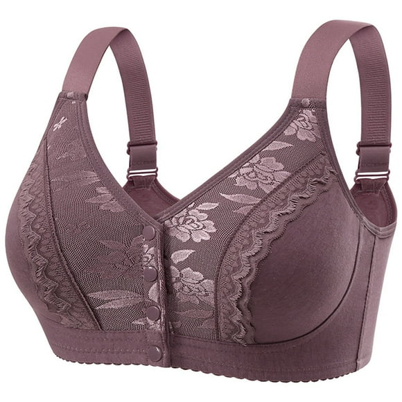 HUITKMM Wireless Bra Women Casual Adjustable Breathable Top Bra Underwear without Steel Ring Gathering 2489