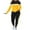 Yellow, variant on FRSASU Track Suits for Women Set - Casual 2 Piece Outfits Sweatsuit Pocket Long Sleeve with Pants Set Yellow