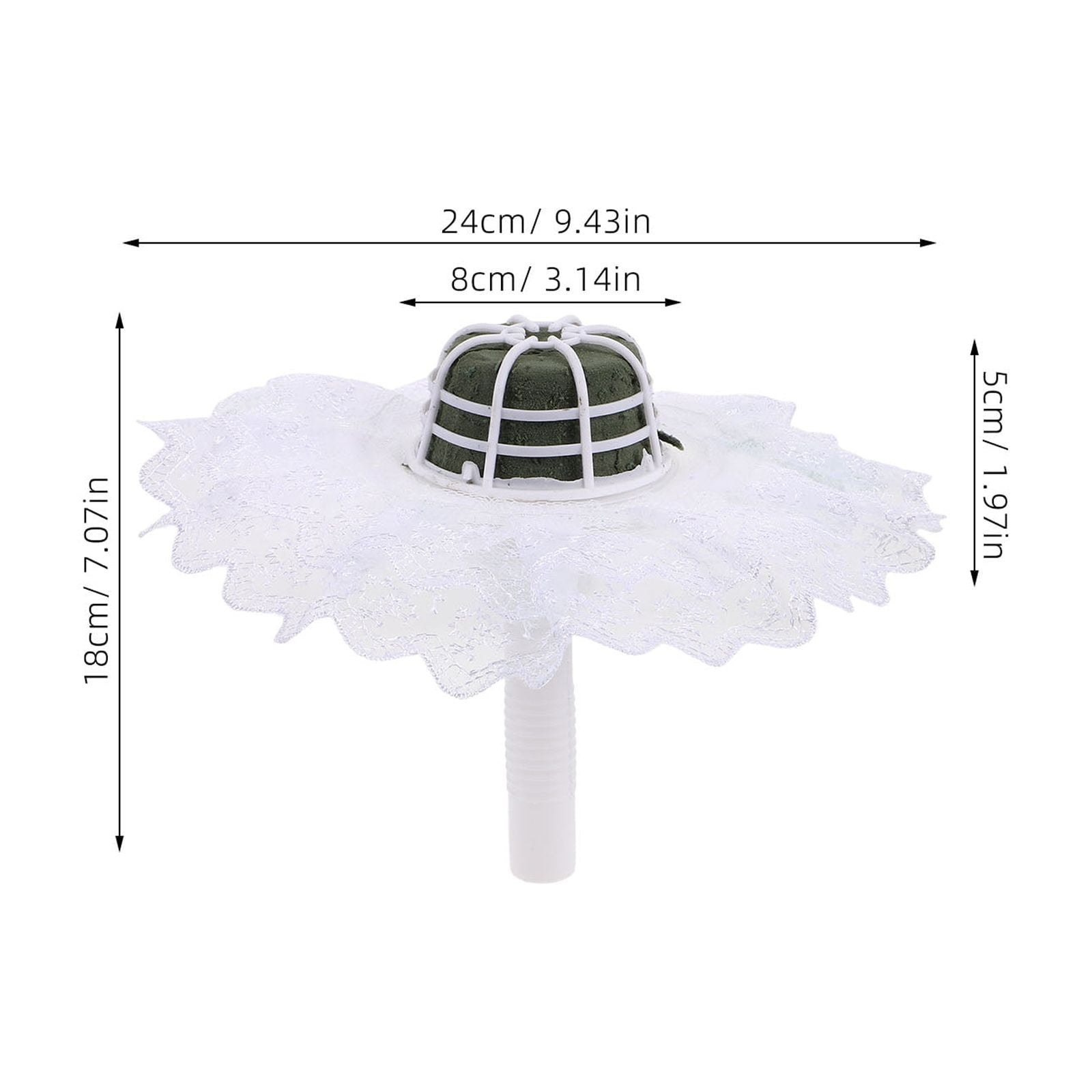 WHAMVOX 6pcs Wedding Bouquet Holder Bridal Bouquet Holders for Artificial Flowers Bouquet Holder Handle for Weddings Flower Arrangement Gardening Supplies