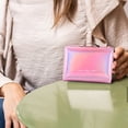 thumbnail image 5 of Cartera de cuero para mujer, pequeña y compacta, para tarjetas de crédito, de viaje, a la moda, 5 of 5