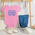 thumbnail image 3 of Little Sister Has Paws Cute Dog Pet Romper Boys or Girls Infant Baby Brisco Brands 6M, 3 of 6