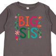 thumbnail image 4 of Inktastic Big Sis Girls Cute Sister Announcement Girls Long Sleeve Toddler T-Shirt, 4 of 5