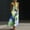 Style4-Multicolor dresses for women, variant on Womens Cotton Linen Sundress Sleeveless Loose Fit Printed Button Down Long Maxi Dress with Pockets Multicolor XL