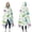 LightGreen Cartoon Dinosaurs-2, variant on Wearable Blanket,LightGreen Cartoon Dinosaurs Colorful Elements Pattern Hooded Wearable Flannel Blanket for Adults & Teens,Winter Poncho Shawl Wrap Cape Cozy Anti-Pill,50"x60"