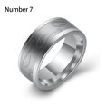 thumbnail image 4 of facefd Men Stainless Steel 8mm Ring Fish Hook Rings Fishing Band Loop Simple Style Fashion Accessory Jewelry Gifts for 7, 4 of 9