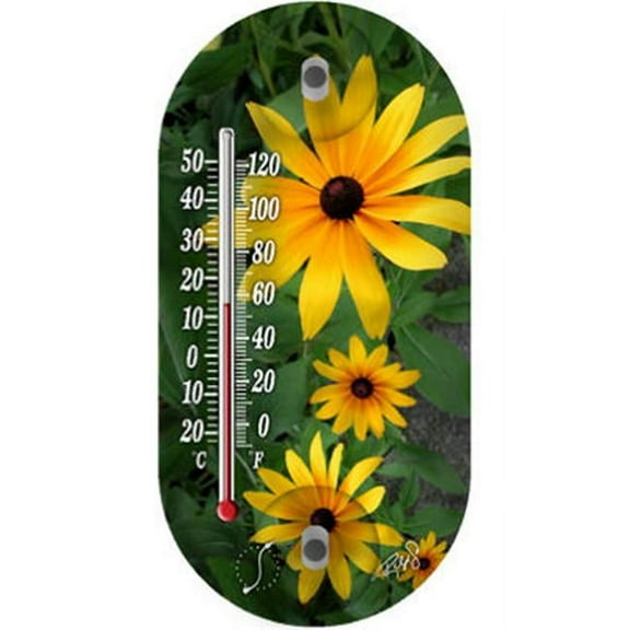 Taylor 91565 4 in. Flower Thermometer