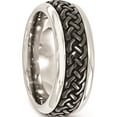 thumbnail image 5 of Titanium Steel Black Ti Patterned 9mm Band, 5 of 5