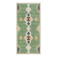 thumbnail image 3 of Unique Loom Baja Outdoor Collection Area Rug - Cabo (2' x 3' 11" Runner Green/Navy Blue), 3 of 7