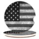 thumbnail image 1 of Posavasos Absorbentes Con Diseño De Bandera Americana, Color Negro Y Gris, Para Coche, Posavasos De Piedra De Cerámica, Juego De Posavasos Para Mujeres Y Hombres De 2.56 Pulgadas (Paquete De 2), 1 of 4