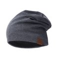 thumbnail image 4 of Sonducket Gorro de moda para hombres y mujeres, gorros de punto de otoño de Color sólido, gorros informales de primavera, gorros de turbante suave, gorro Sombreros Armada Sonducket AP000330-03, 4 of 6